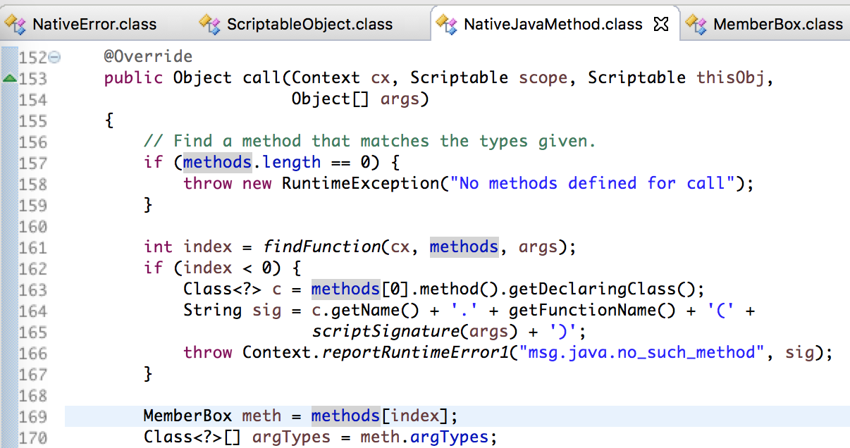 NativeJavaMethod.methods