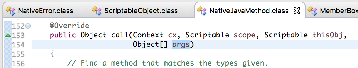 NativeJavaMethod.args